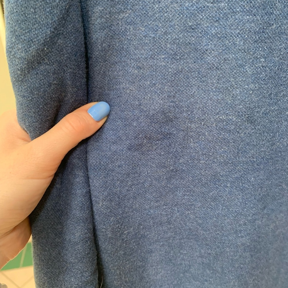 Blue Quarter-Zip Pullover - image 2